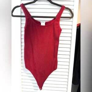 Wolford Red Bodysuit size S. EUC